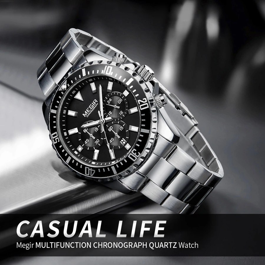 ساعت مچی عقربه‌ای مردانه مگیر مدل 2064